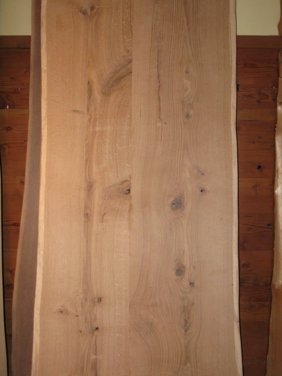 Incomplete Red Oak Slab Table Top: RO3
