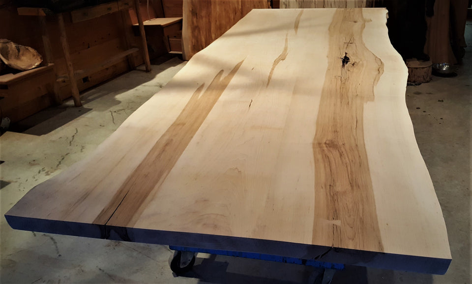 Incomplete Live Edge Maple Table - 1