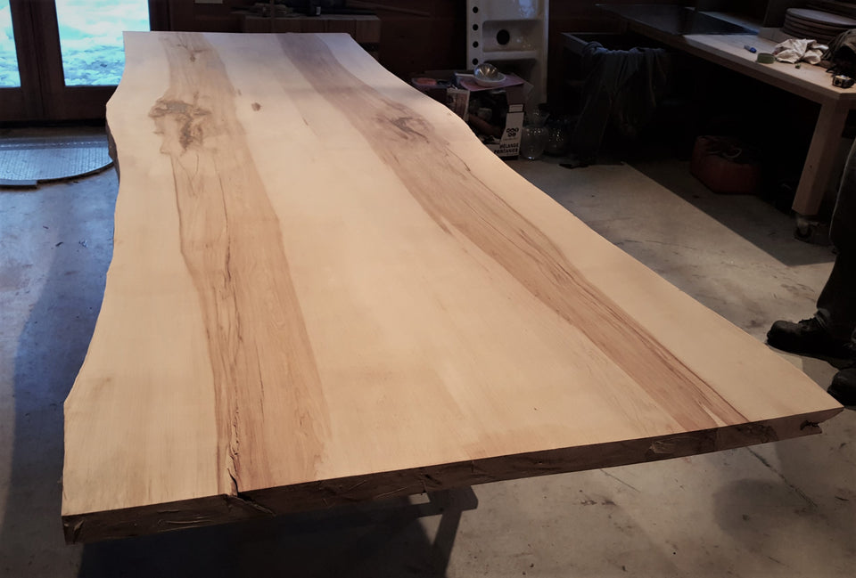 Incomplete Live Edge Maple Table - 2