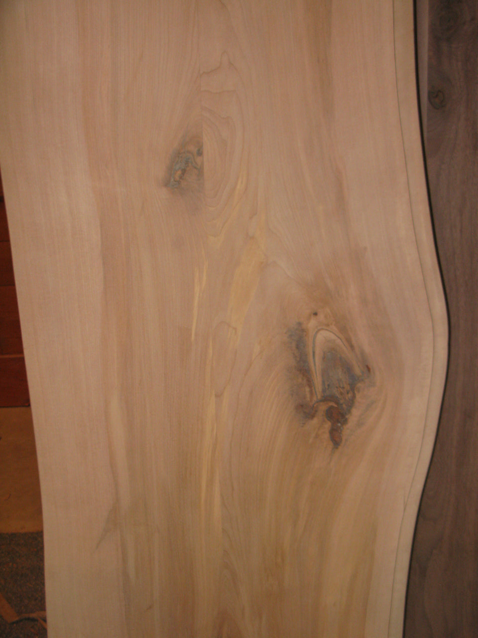 Incomplete Maple live edge 'River' table top