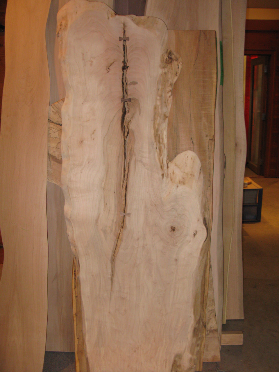 Incomplete Soft Maple, Single Slab, Table Top: SM1