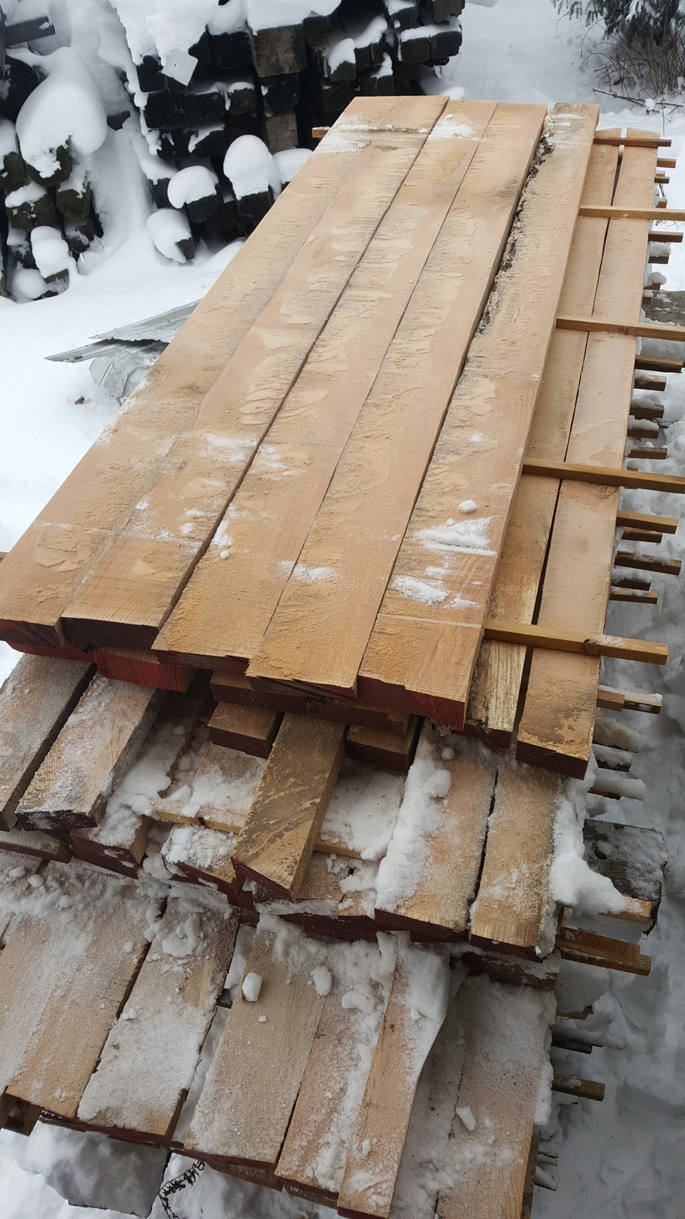 Red Oak Lumber, Quarter Sawn - 8/4, 4-5", 8-12'- 400BF - SKU259